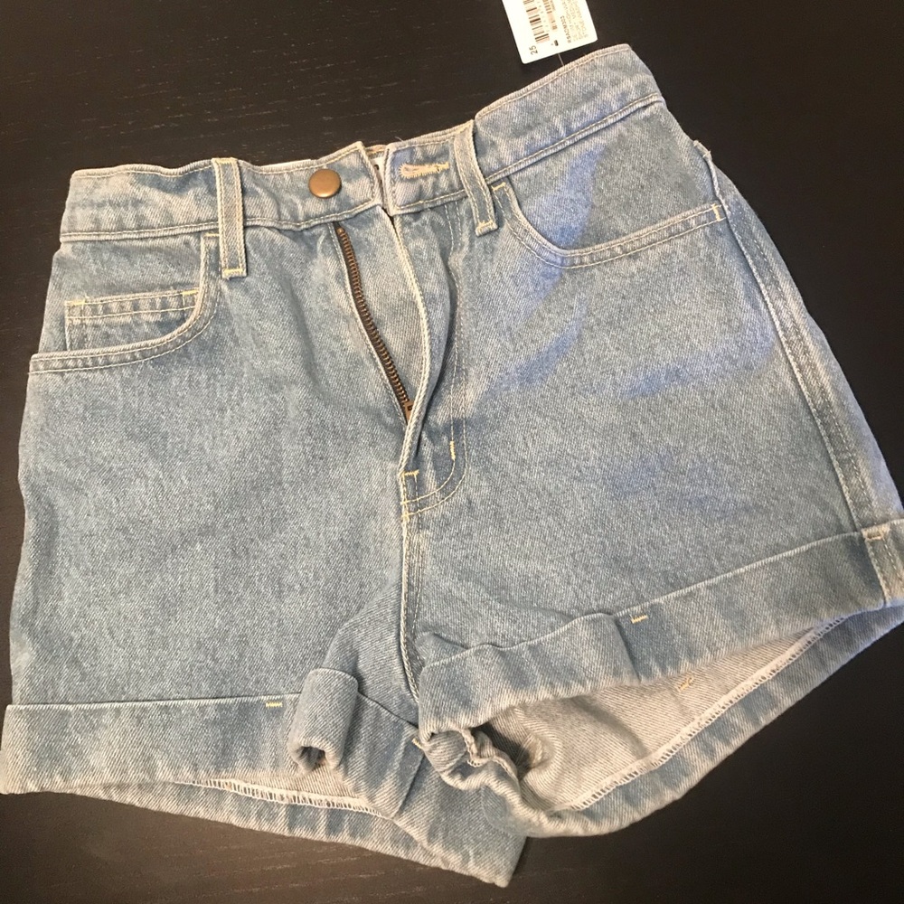 *NEW* American Apparel Denim High-waist Shorts